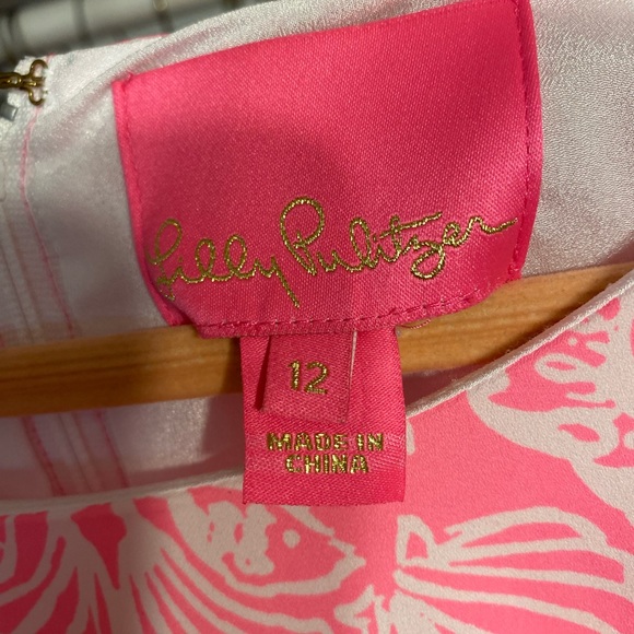 Lilly Pulitzer Pink Ruffled Wrap Sundress - Picture 3 of 4